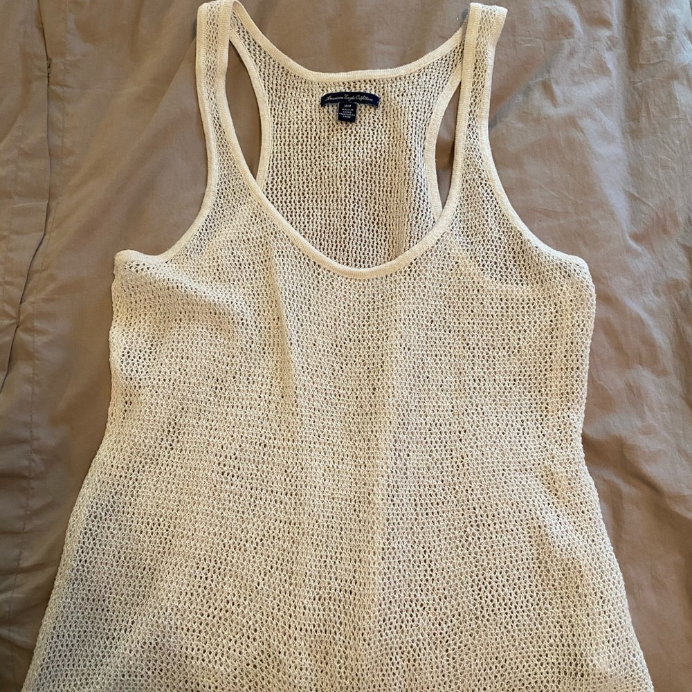 American Eagle knit/crochet tank top